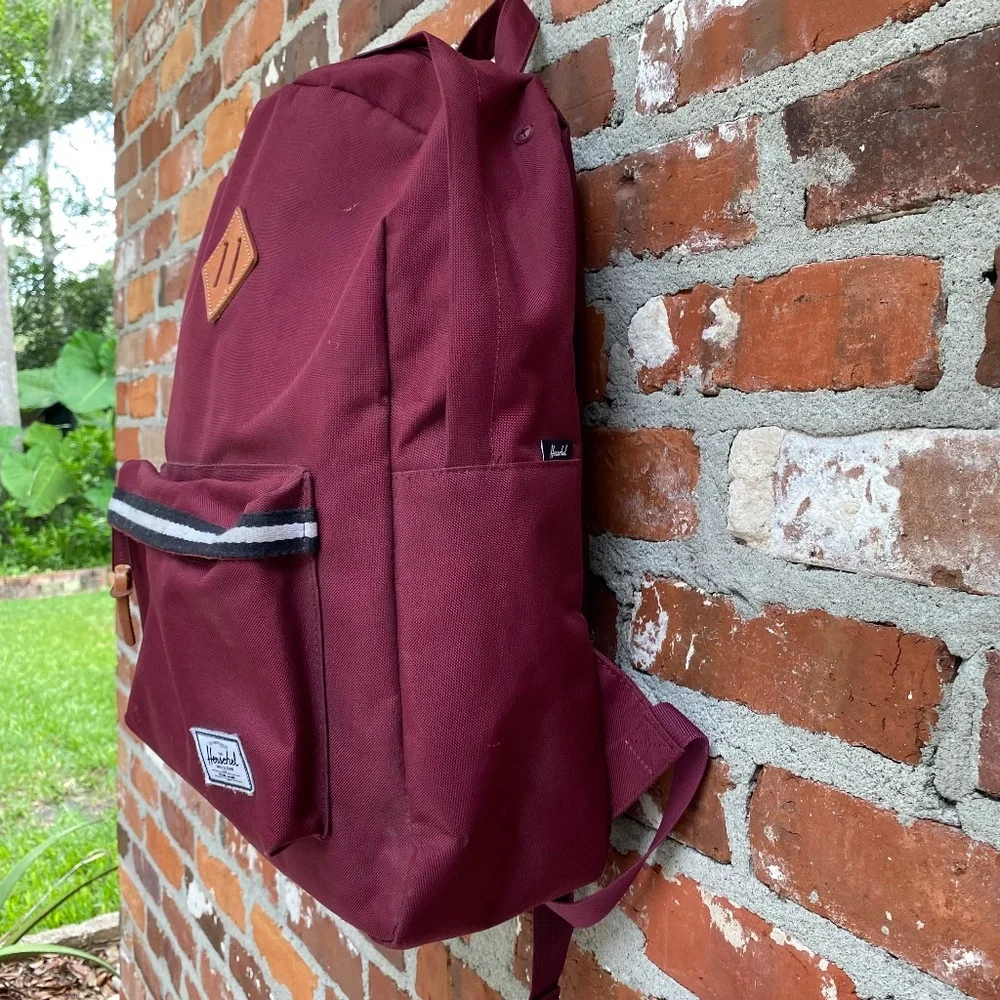 Herschel‎ Supply Co Heritage Backpack Windsor Wine Stripe Laptop Bag